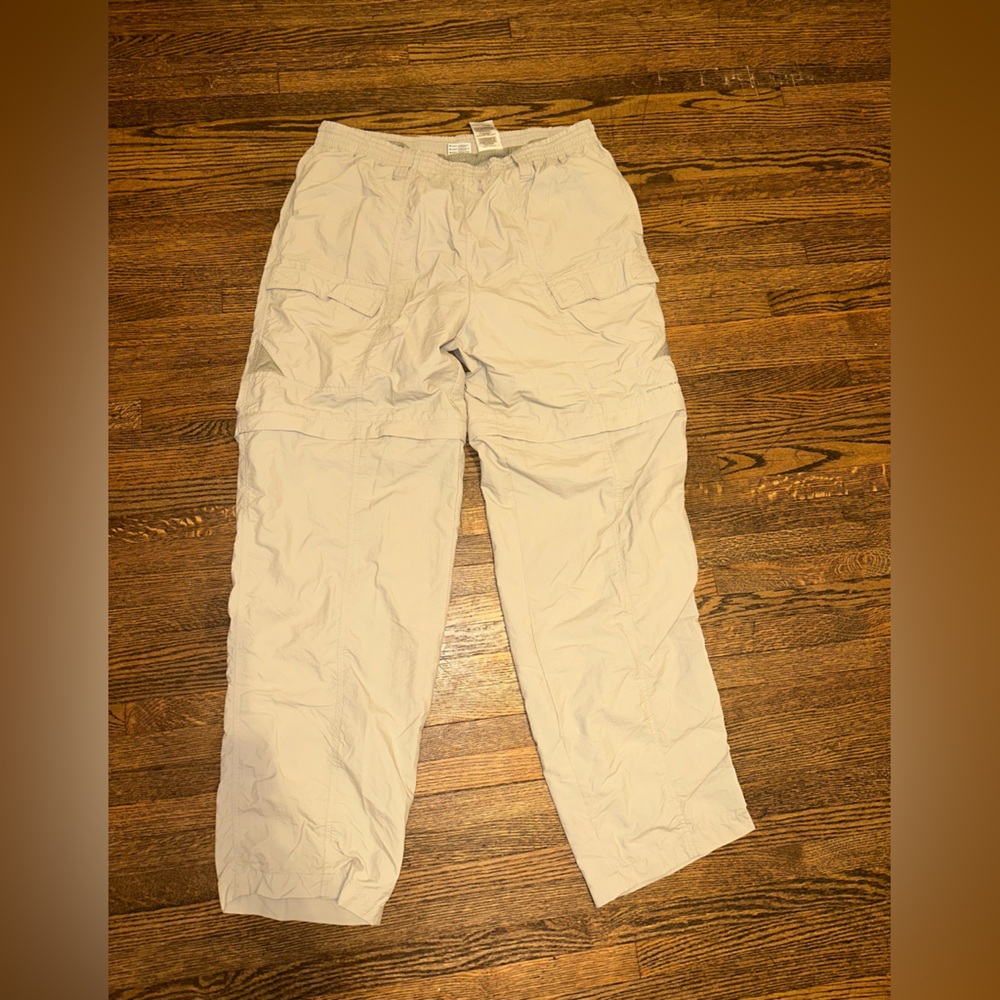Columbia Mens Cargo Drifit Convertible Pants Shorts